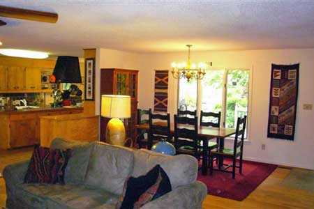 Home Interior - great room dining area Home Interior - great room dining area