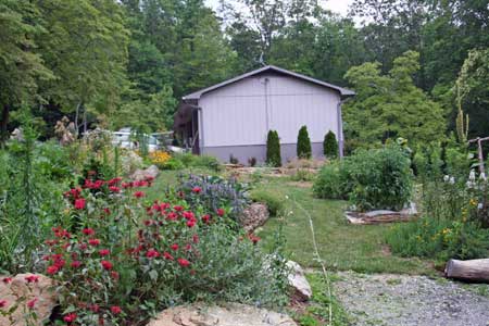 Organic Raised Bed Kitchen Garden adjacent to Main House Organic Raised Bed Kitchen Garden adjacent to Main House