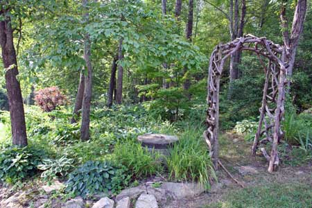 Woodland Garden with Winding Paths Woodland Garden with Winding Paths